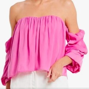 Gianni Bini sweetheart neck off the shoulder blouse